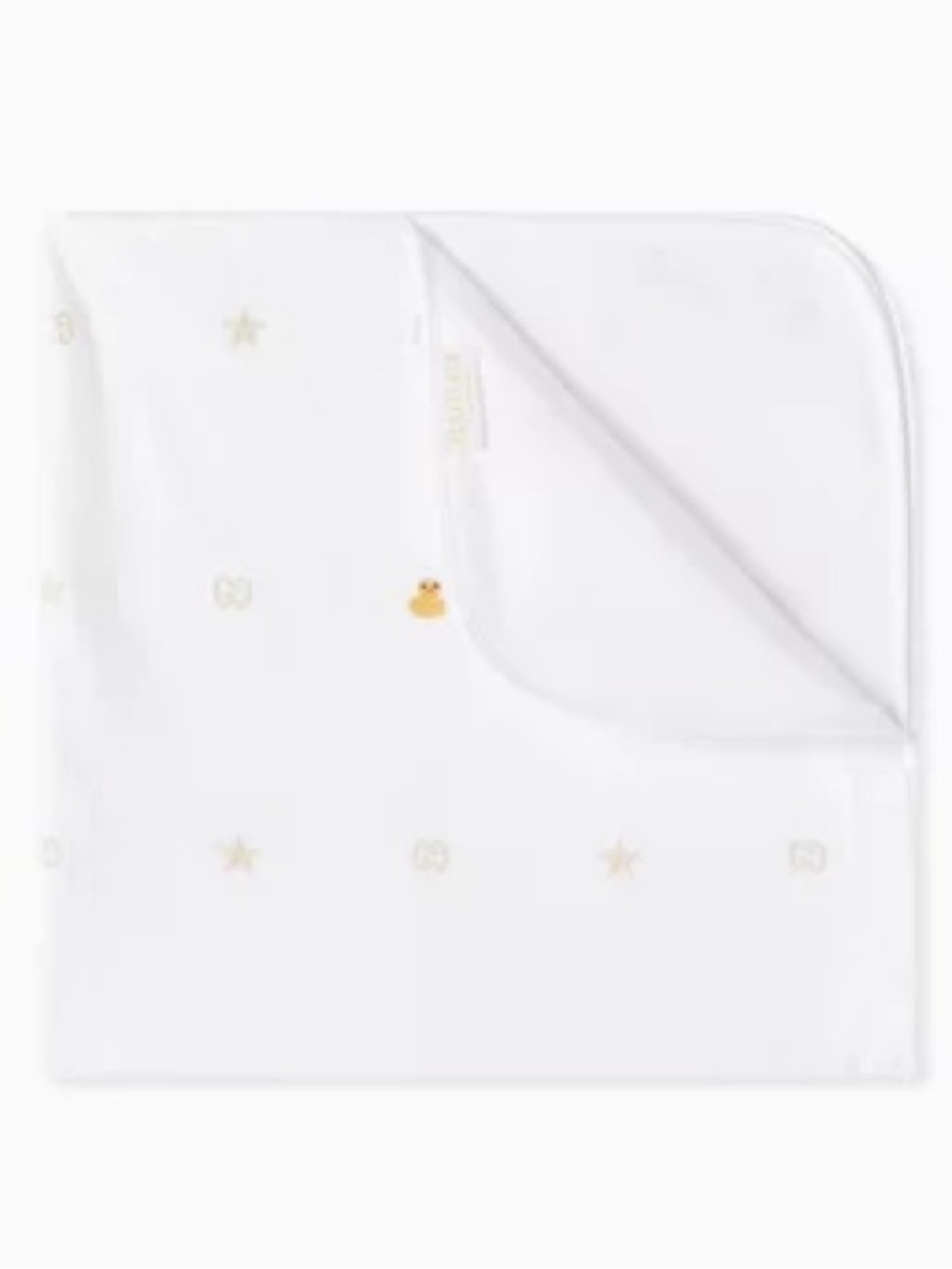 Gucci Baby Blanket Embroidered Duck Unisex Boy Girl Animal Cotton Rare